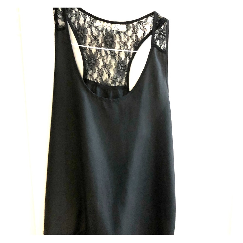 Black Tank with Lace